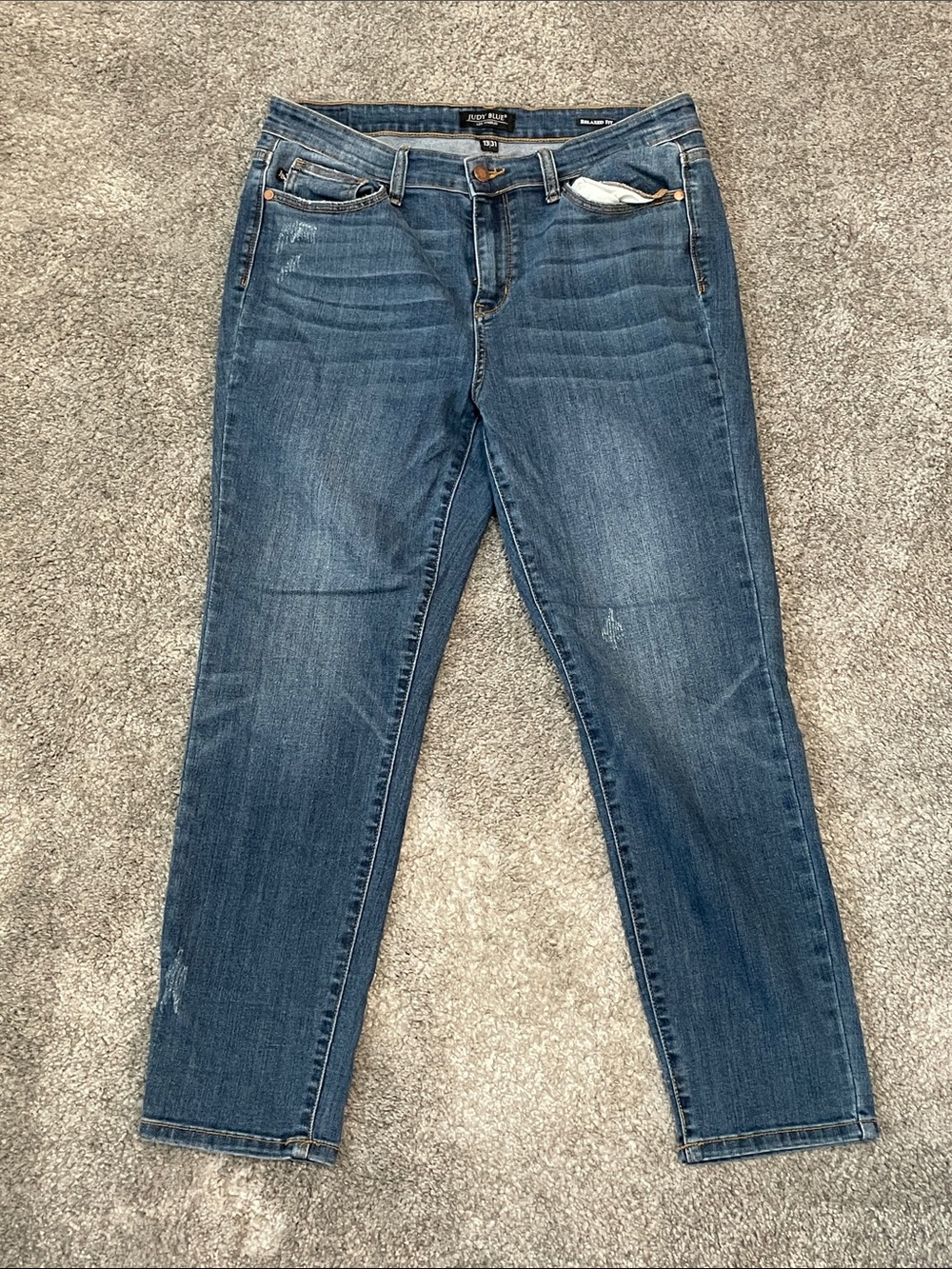 EC Judy Blue Relaxed Fit Medium Wash Jeans - Size 13/31